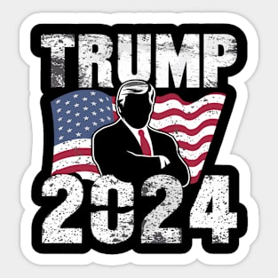 Trump 2024 Keep America Great Again Sticker